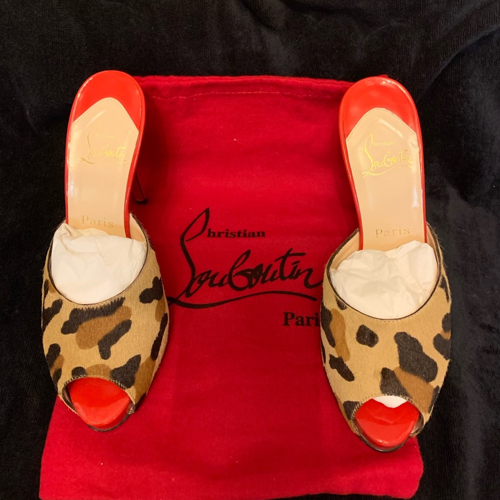 Christian Louboutin Leopard Heel